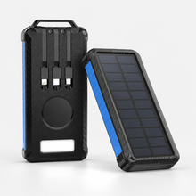 IP65 Solar Power Bank with Built-in Cables & Wireless Charging| HIGH CAPACITY POWER BANK thumbnail 5